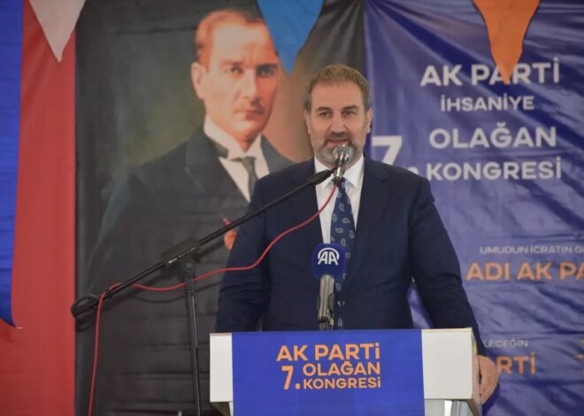 AK Parti Genel Başkan Yardımcısı Şen, Afyonkarahisar’da konuştu Açıklaması